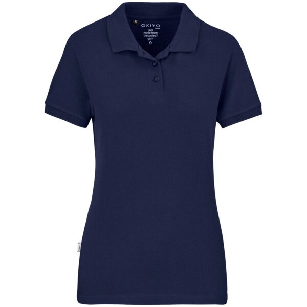 Ladies Okiyo Recycled Golf Shirt - Image 4