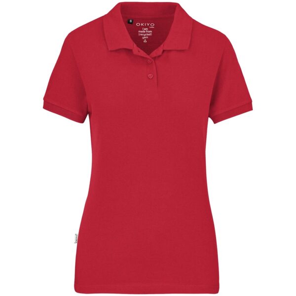 Ladies Okiyo Recycled Golf Shirt - Image 5