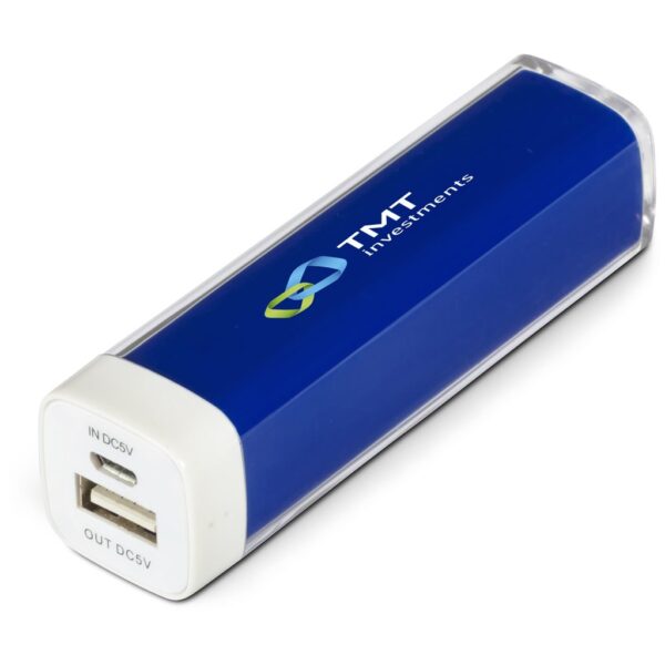 Omega Power Bank - 2,200mAh - Blue - Image 2