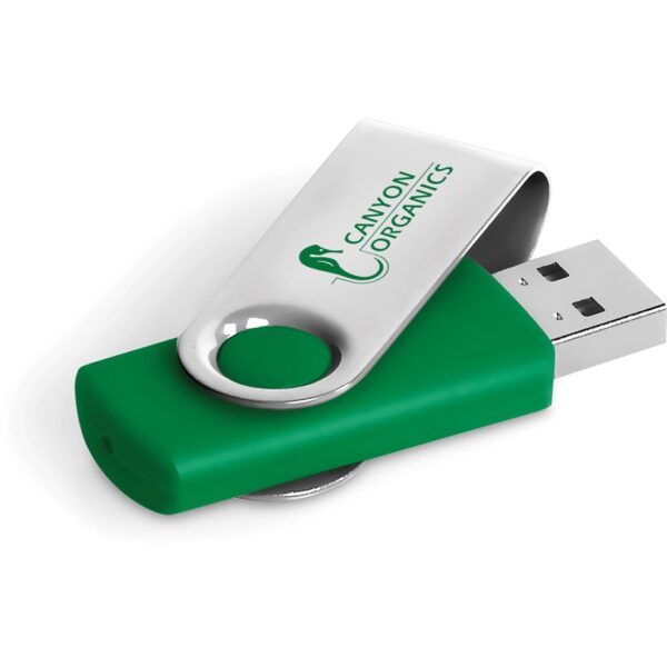 Axis Glint Flash Drive - 8GB - Green