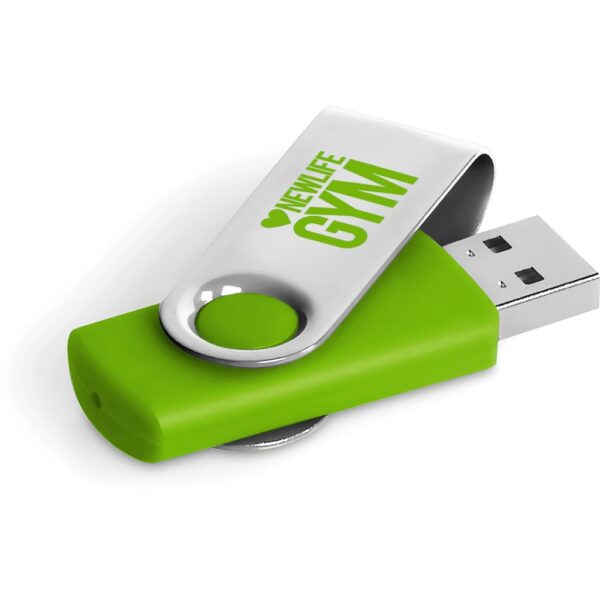 Axis Glint Flash Drive - 8GB - Lime - Image 2