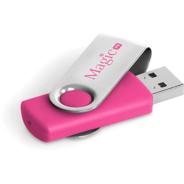 Axis Glint Flash Drive - 8GB - Pink - Image 2