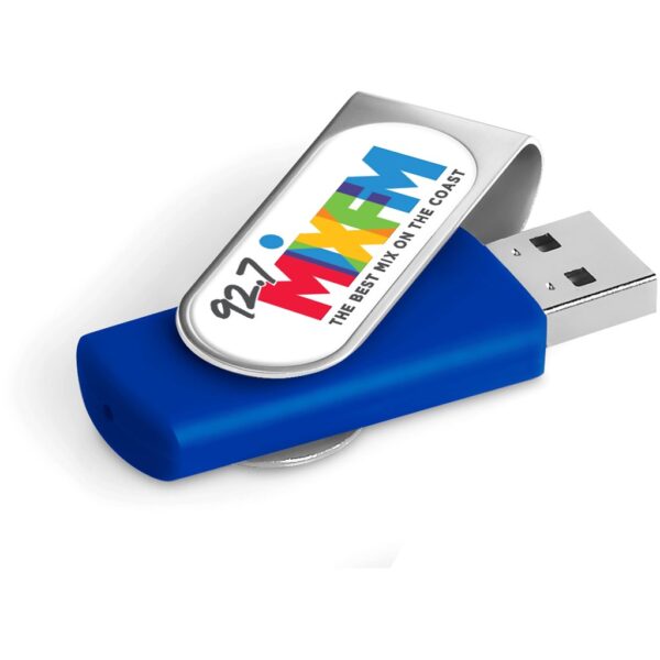 Axis Dome Flash Drive - 16GB - Blue - Image 2