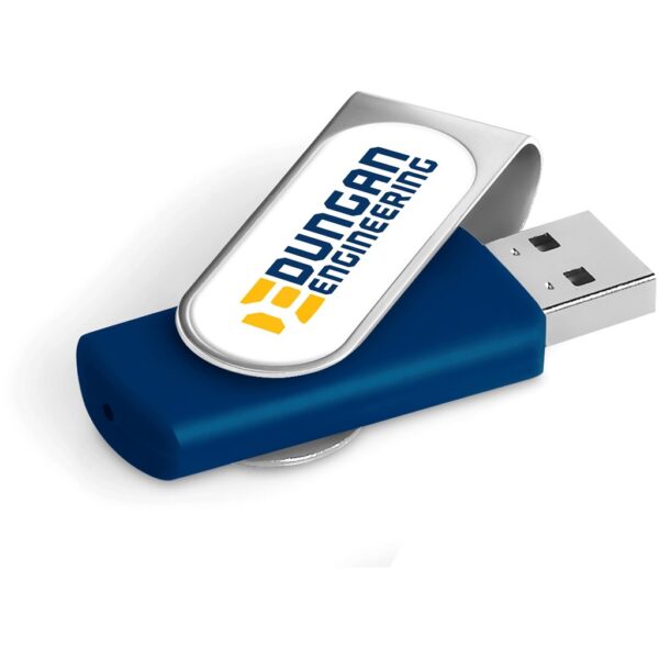 Axis Dome Flash Drive - 16GB - Navy - Image 2