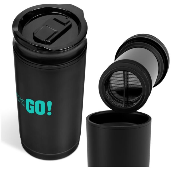 Colombia Plastic Double-Wall Tumbler & Press - 470ml - Image 2