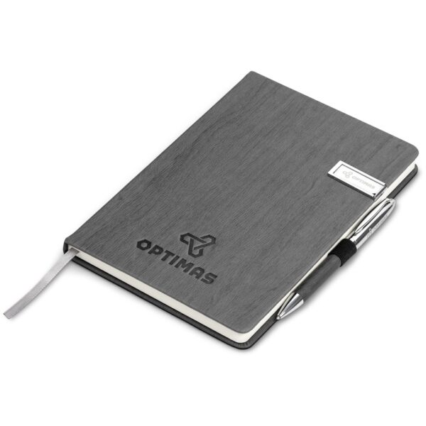 Oakridge A5 Hard Cover USB Notebook - 8GB - Image 2