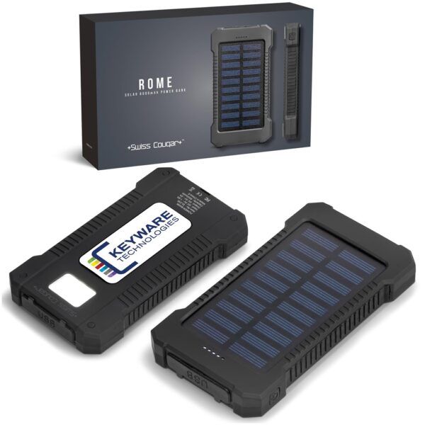 Swiss Cougar Rome Solar Power Bank - 8,000mAh - Image 2