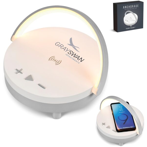 Swiss Cougar Anchorage Bluetooth Speaker, Wireless Charger & Night Light - Image 2