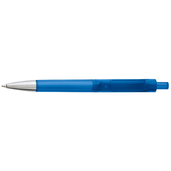 Ballpoint Pen With Transparent Coloured Barrel - Image 4