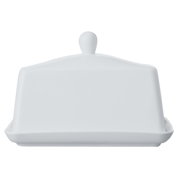 White Basics Butter Dish