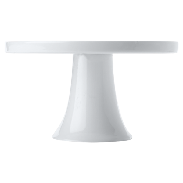 White Basics Footed Cake Stand