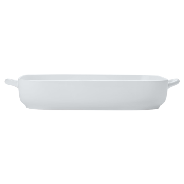 White Basics Rectangular Baker