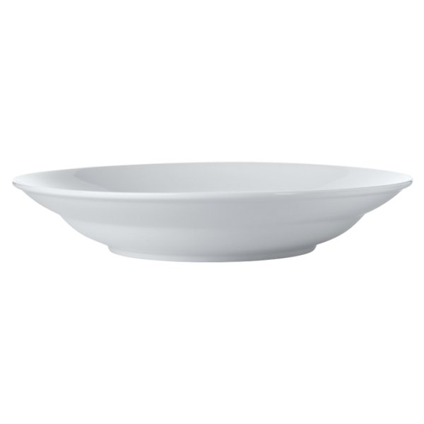 White Basics Rim Serving Bowl