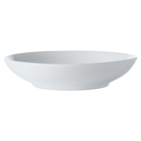 White Basics Round Sauce Dish