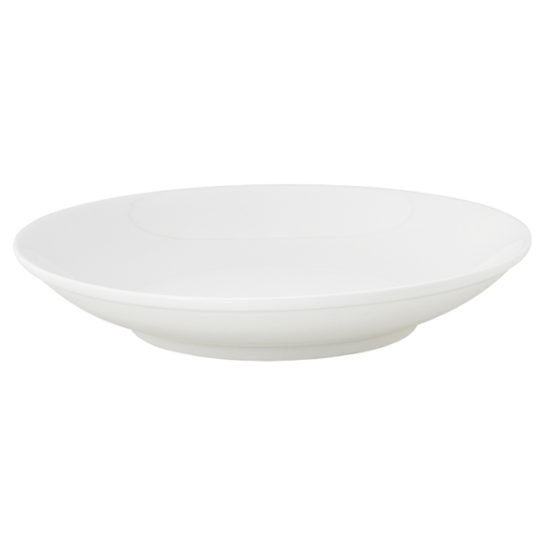 White Basics Shallow Bowl