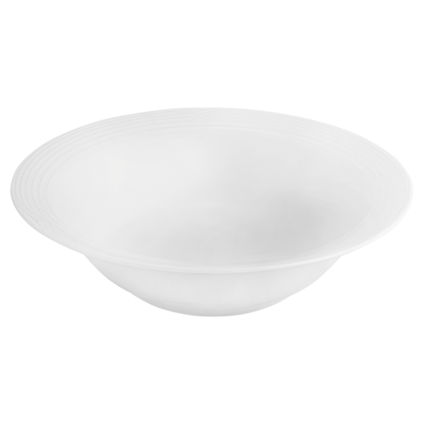 Arctic White Round Salad Bowl