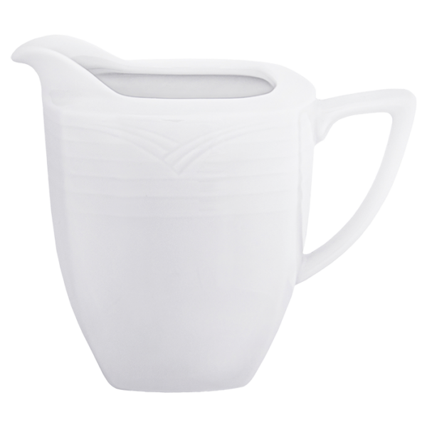 Arctic White Square Milk Jug