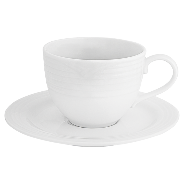 Arctic White Tea Cup and Saucer 200ml