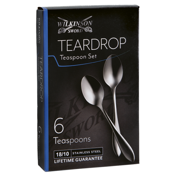 Teardrop 6 Piece Teaspoon Set