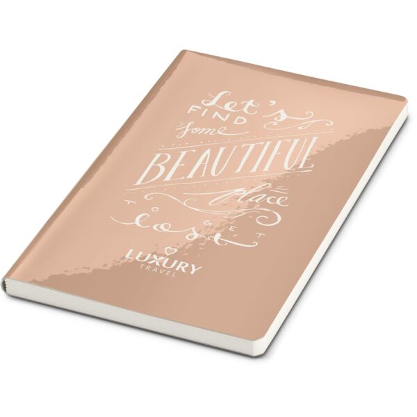 Reflections A5 Soft Cover Notebook - Rose Gold - Image 2