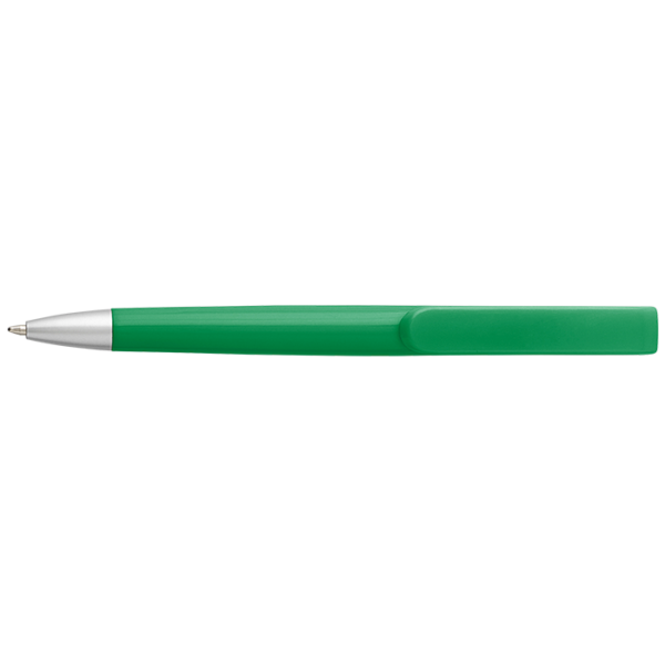 Rounded Clip Ballpoint Pen With Coloured Barrel - Image 4