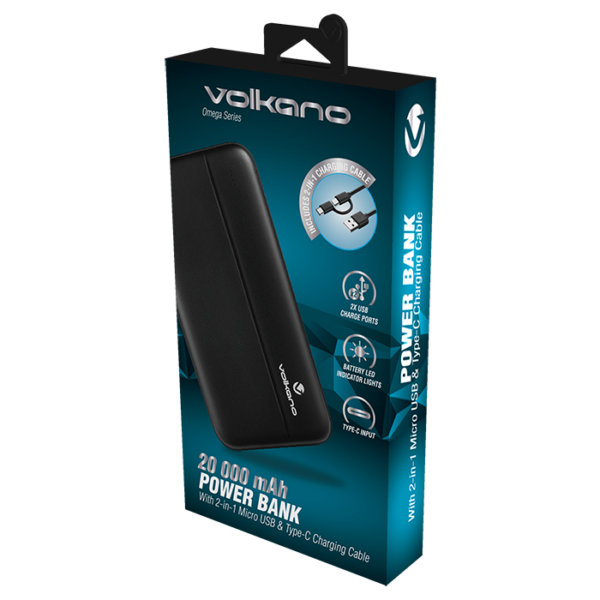 Volkano Omega Series 20000 mAh Power Bank