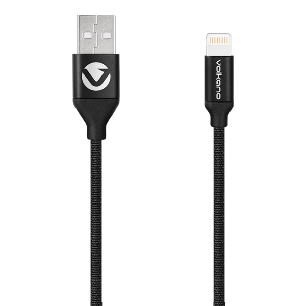 Volkano Weave Series MFI Lightning Cable 3m