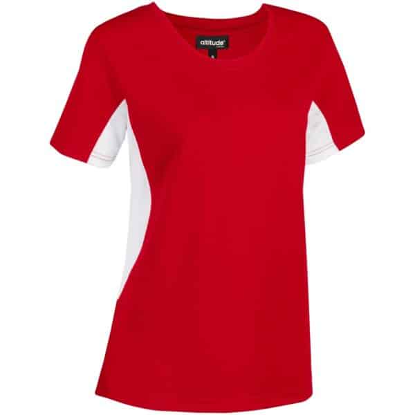 Ladies Championship T-Shirt - Red - Image 2