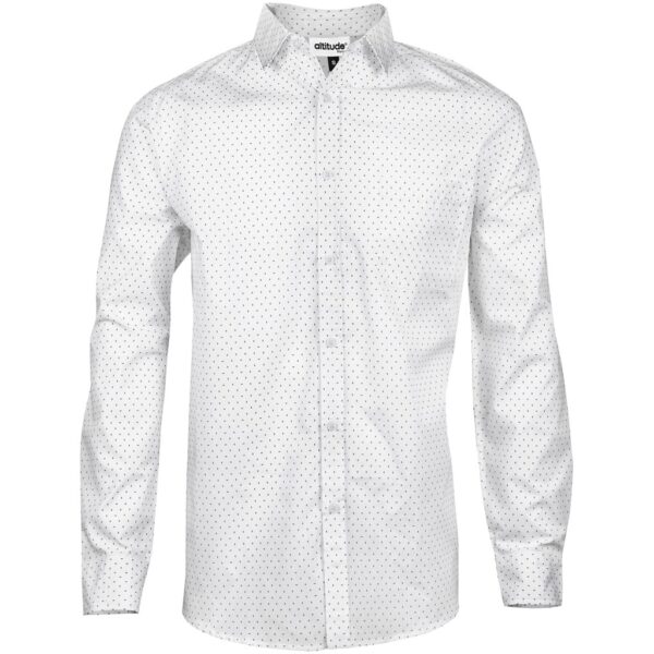 Mens Long Sleeve Duke Shirt - White - Image 2