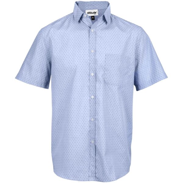 Mens Short Sleeve Duke Shirt - Light Blue - Image 2