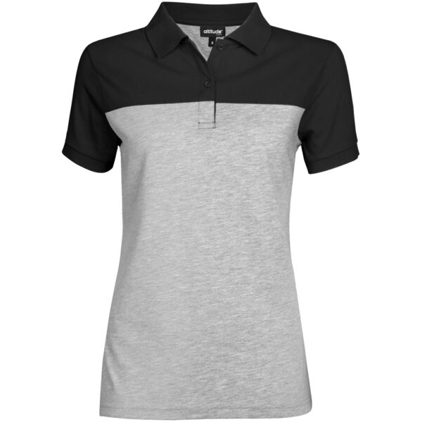 Ladies Urban Golf Shirt - Black - Image 2