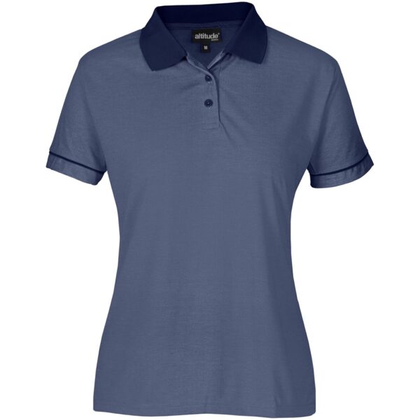 Ladies Verge Golf Shirt - Navy - Image 2