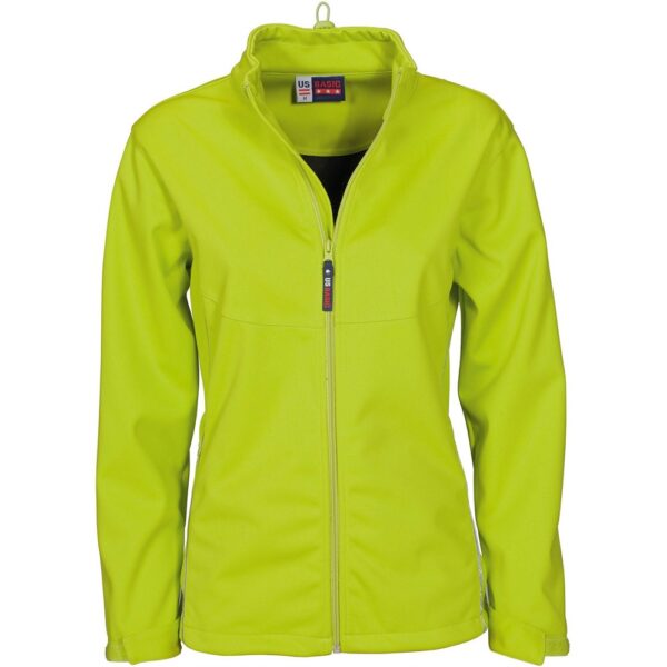 Ladies Cromwell Softshell Jacket - Lime - Image 2