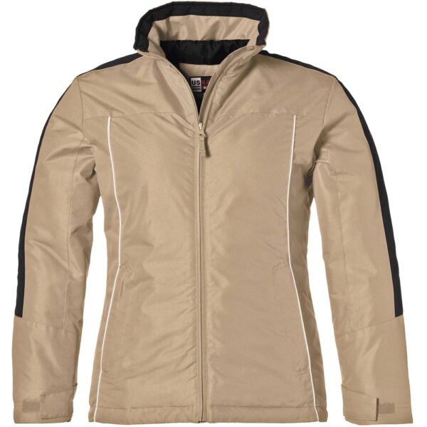 Ladies Calibri Winter Jacket - Khaki - Image 2