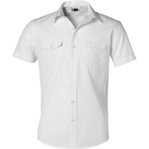 Mens Short Sleeve Bayport Shirt - White - Image 2