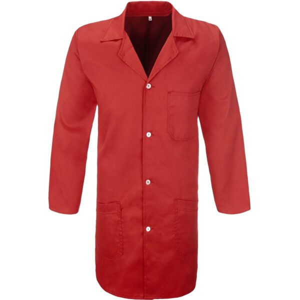 Handyman Dust Coat - Red - Image 2