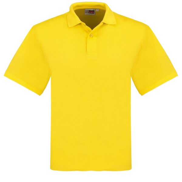 Mens Elemental Golf Shirt - Yellow - Image 2