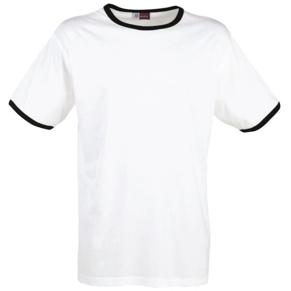 Mens Adelaide Contrast T-Shirt - Black - Image 2