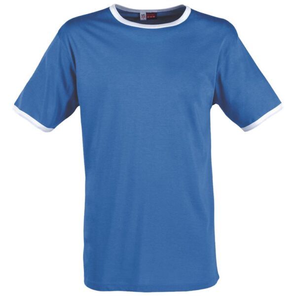 Mens Adelaide Contrast T-Shirt - Light Blue - Image 2