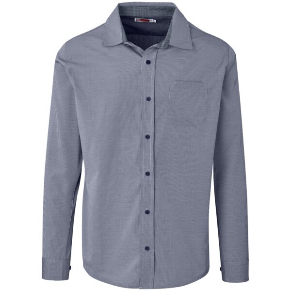 Mens Long Sleeve Coventry Shirt - Navy - Image 2