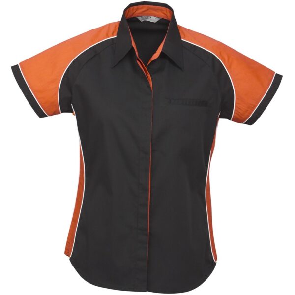 Ladies Nitro Pitt Shirt - Orange - Image 2