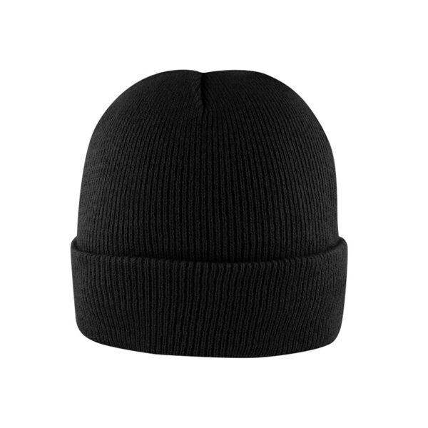 VB001BLACK - Value Cuffed Beanie - Black