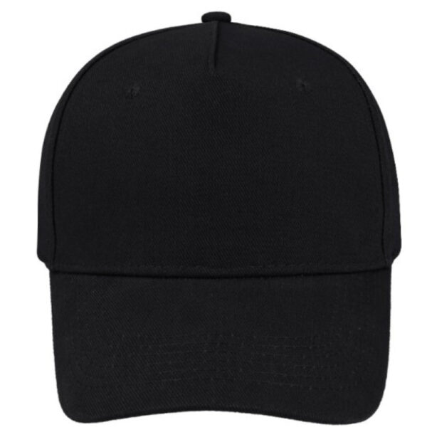 5001BLACK - Super 5 Panel Cotton Cap - Black