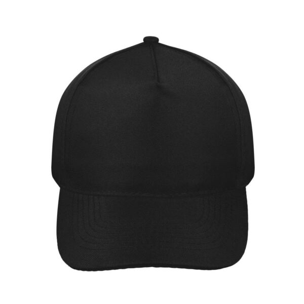 K5002BLACK - Kiddies 5 Panel Promo Cap - Black