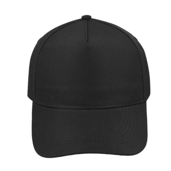 V5002BLACK - 5 Panel Promo Cap - Black