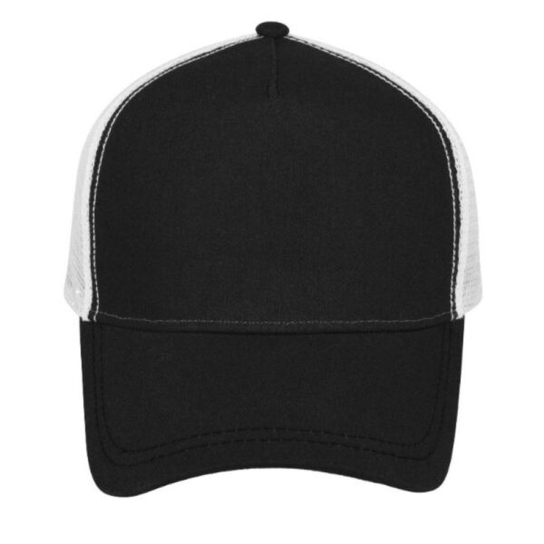 5003BLACK/WH - MAC Trucker Cap - Black/White