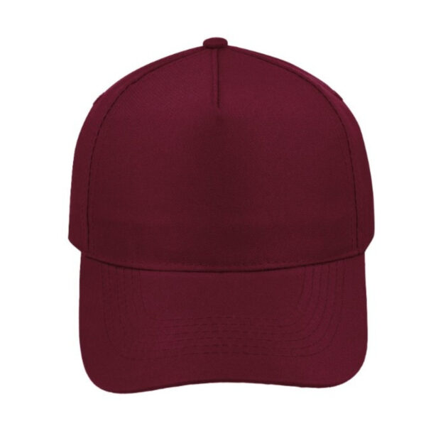 V5002BURGUNDY - 5 Panel Promo Cap - Burgundy