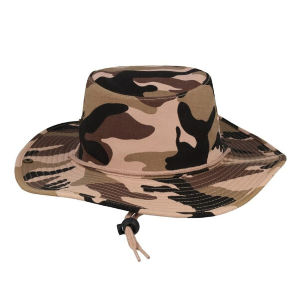 S6048CAMBRN-S - Safari Wide Brim - Camo Brown / Small