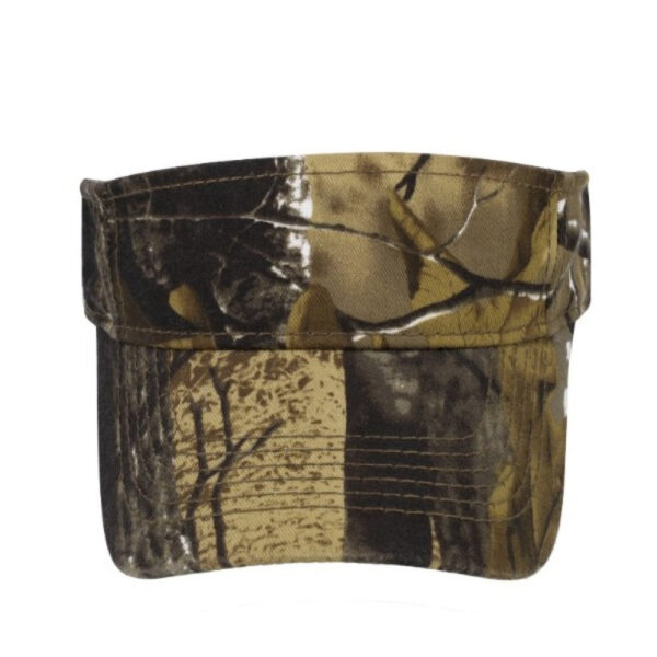 6052CAMOPINE - Twill Visor - Camo Pine