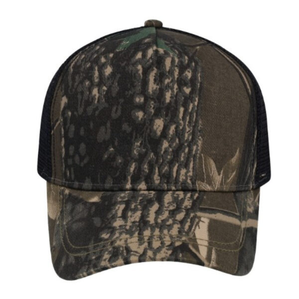 5003CATHORN/BL - MAC Trucker Cap - Camo Thorn/Black